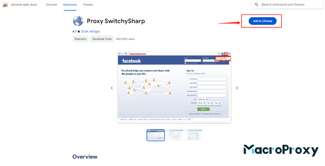 Download Proxy SwitchySharp Chrome Extension