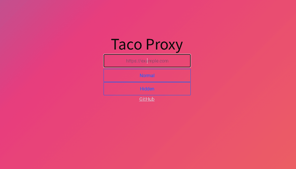 taco proxy