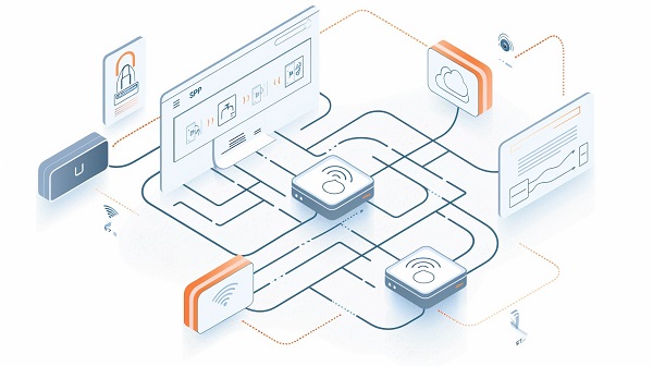 how an SSL proxy encrypts traffic between a client and a server