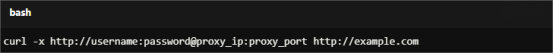 Use a Proxy with Authentication