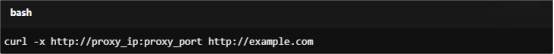 Use curl with an HTTP Proxy