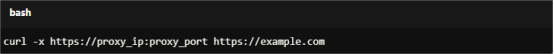 Use curl with an https Proxy