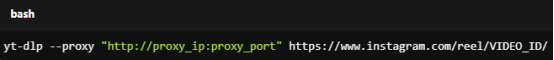 Download an Instagram Video Using a Proxy