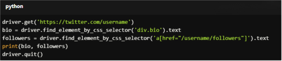 Selenium: Scrape profile data with Selenium