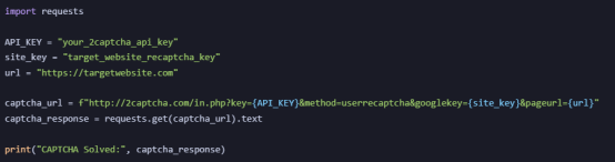 Using 2Captcha API in Python